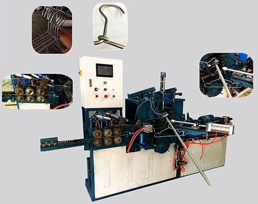 Double inverted type wire hanger machine