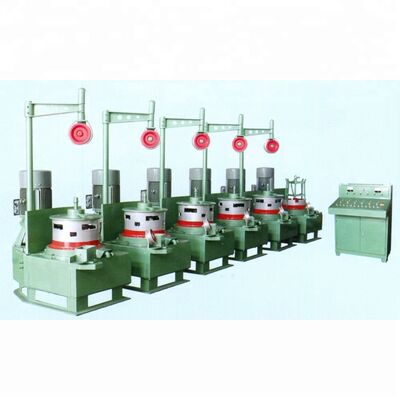 Pulley Type Wire Drawing Machine with 6.5mm Inlet Diameter 18KW Power and One Year Warranty