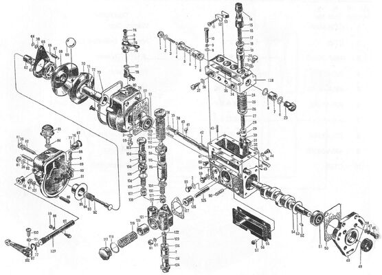 495AG Diesel Engine Spare Part - Fuel Injection Pump - 495A-30000
