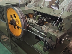 Test running video of steel ball cold heading machine, making 4mm steel ball