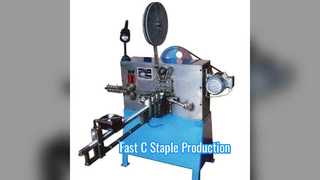 C Staple Machine Hog Ring Production